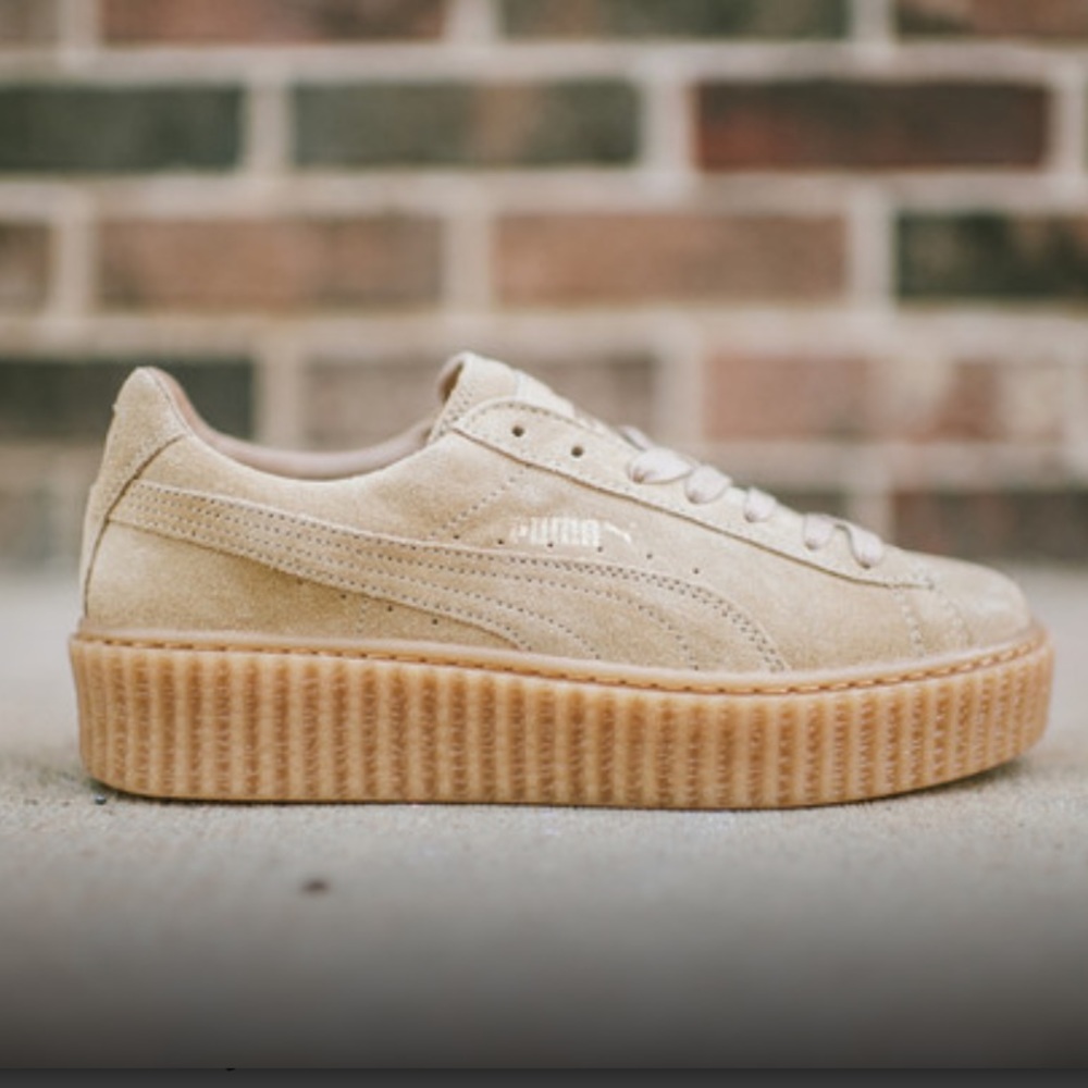 Rhianna X Fenty Creepers Oatmeal suede